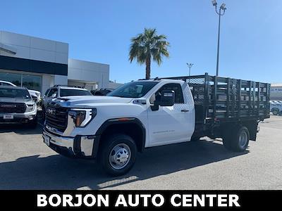 New 2025 GMC Sierra 3500 Regular Cab 4WD Stake Bed for sale #25G215 - photo 1