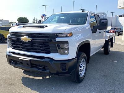 New 2025 Chevrolet Silverado 2500 Work Truck Double Cab 8' 6" Scelzi Steel Flatbed Truck for sale #251015TC - photo 1