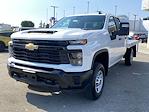 New 2025 Chevrolet Silverado 2500 Work Truck Double Cab 8' 6" Scelzi Steel Flatbed Truck for sale #251015TC - photo 1