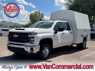 New 2024 Chevrolet Silverado 3500 Work Truck Crew Cab 4WD Enclosed Service Body for sale #F243164 - photo 1