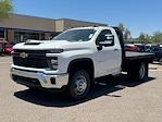 New 2025 Chevrolet Silverado 3500 Work Truck Regular Cab 4WD 9' 6" Knapheide Steel Flatbed Truck for sale #F251185 - photo 3