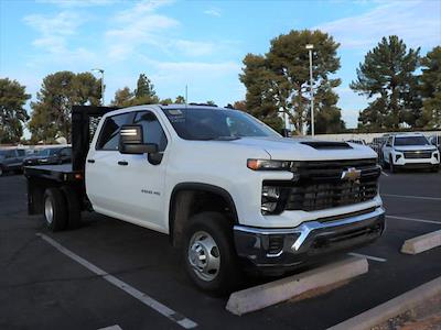 New 2024 Chevrolet Silverado 3500 Work Truck Crew Cab 4WD Flatbed Truck for sale #249294 - photo 1