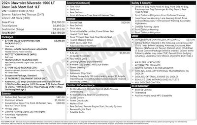 2024 Chevrolet Silverado 1500 Crew Cab 4WD Pickup for sale #P42442A - photo 2