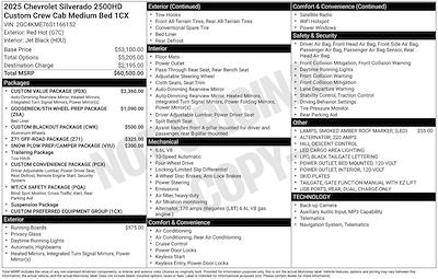 2025 Chevrolet Silverado 2500 Crew Cab 4WD Pickup for sale #P42478A - photo 2