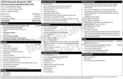 2023 Chevrolet Silverado 1500 Crew Cab 4WD Pickup for sale #P42595A - photo 2