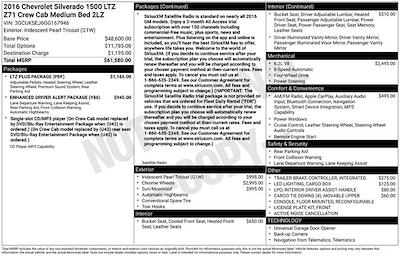 2016 Chevrolet Silverado 1500 Crew Cab 4WD Pickup for sale #K9274A - photo 2