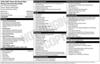 Used 2026 GMC Sierra EV - photo 1