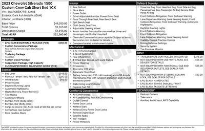 2023 Chevrolet Silverado 1500 Crew Cab 4WD Pickup for sale #NG11343 - photo 2