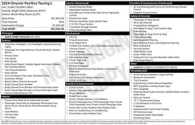 2024 Chrysler Pacifica FWD Minivan for sale #NG14133 - photo 2