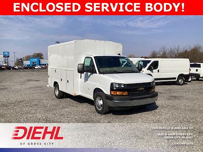 2024 Chevrolet Express 3500 Regular Cab DRW RWD, Service Utility Van for sale #24GG1709 - photo 1