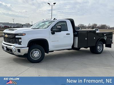 2024 Chevrolet Silverado 3500 Regular Cab 4WD, Knapheide PGTD Gooseneck Flatbed Truck for sale #1T24724 - photo 1