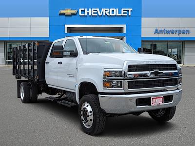 2023 Chevrolet Silverado 5500 Crew Cab DRW 4x4, SH Truck Bodies Stake Bed for sale #9402T - photo 1