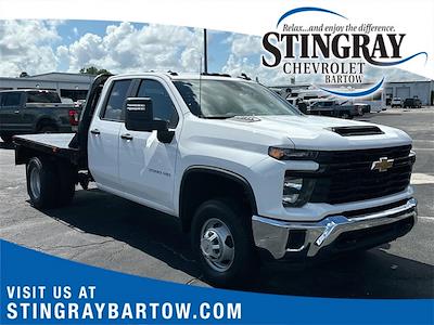 2024 Chevrolet Silverado 3500 Double Cab 4WD, Bedrock Diamond Series Flatbed Truck for sale #RF283396 - photo 1