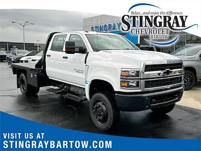 2024 Chevrolet Silverado 5500 Crew Cab DRW 4WD, CM Truck Beds RD Model Flatbed Truck for sale #RH540492 - photo 1