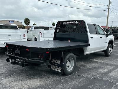 New 2025 Chevrolet Silverado 3500 Work Truck Crew Cab 4WD 9' 6" Knapheide Steel Flatbed Truck with Gooseneck Hitch for sale #SF119256 - photo 2