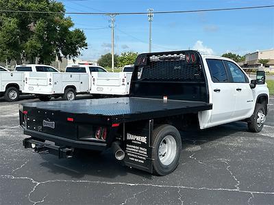 New 2025 Chevrolet Silverado 3500 Work Truck Crew Cab 4WD 9' 6" Knapheide Steel Flatbed Truck with Gooseneck Hitch for sale #SF119531 - photo 2