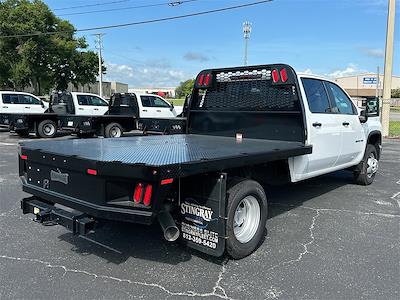 New 2025 Chevrolet Silverado 3500 Work Truck Crew Cab 4WD 9' 6" Knapheide Steel Flatbed Truck with Gooseneck Hitch for sale #SF149909 - photo 2