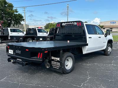 New 2025 Chevrolet Silverado 3500 Work Truck Crew Cab 4WD 9' 6" Knapheide Steel Flatbed Truck with Gooseneck Hitch for sale #SF149969 - photo 2