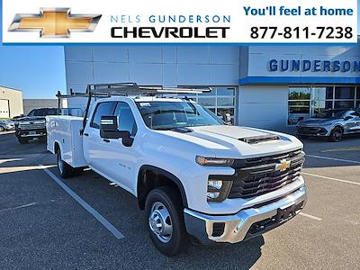 New 2024 Chevrolet Silverado 3500 Crew Cab 4WD Reading Aluminum U108-DW 9' Service Truck for sale #77084 - photo 1