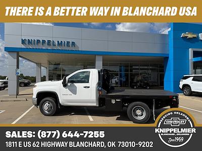 New 2025 Chevrolet Silverado 3500 Work Truck Regular Cab 4WD Flatbed Truck for sale #46841 - photo 1