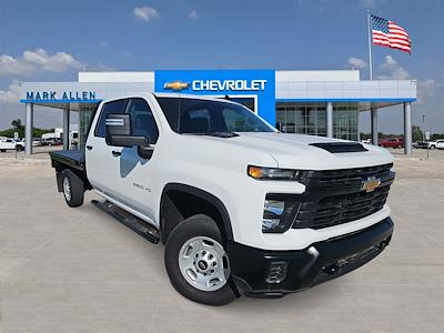 New 2024 Chevrolet Silverado 2500 Work Truck Crew Cab 4WD Flatbed Truck for sale #RF467779 - photo 1