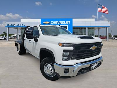 New 2025 Chevrolet Silverado 3500 Work Truck Crew Cab 4WD Flatbed Truck for sale #SF127348 - photo 1