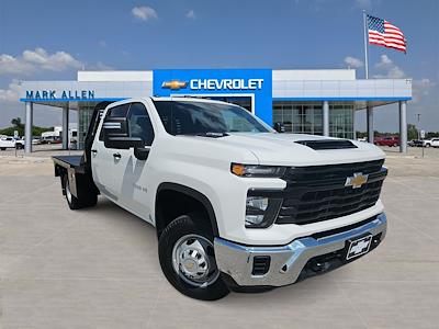 New 2025 Chevrolet Silverado 3500 Work Truck Crew Cab 4WD Flatbed Truck for sale #SF127398 - photo 1
