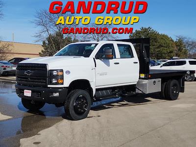 New 2024 Chevrolet Silverado 5500 Work Truck Crew Cab 4WD Flatbed Truck for sale #R1987 - photo 1