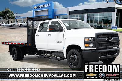 2023 Chevrolet Silverado 5500 Crew Cab DRW RWD, Tafco Flatbed Truck for sale #PH000746 - photo 1