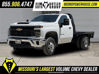 New 2025 Chevrolet Silverado 3500 Work Truck Regular Cab 4WD Flatbed Truck for sale #228043 - photo 1