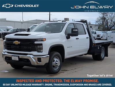 New 2025 Chevrolet Silverado 3500 Work Truck Crew Cab 4WD Flatbed Truck for sale #SF178360 - photo 1