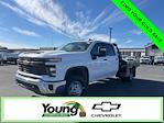 New 2024 Chevrolet Silverado 3500 Work Truck Crew Cab 4x4 Monroe Truck Equipment Flatbed Truck for sale #3F11118 - photo 1