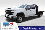 New 2024 Chevrolet Silverado 3500 Work Truck Crew Cab 4WD 12' 6" Monroe Truck Equipment Flatbed Truck for sale #M418692 - photo 1