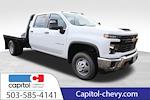 New 2024 Chevrolet Silverado 3500 Work Truck Crew Cab 4WD CM Truck Beds Flatbed Truck for sale #M439385 - photo 1