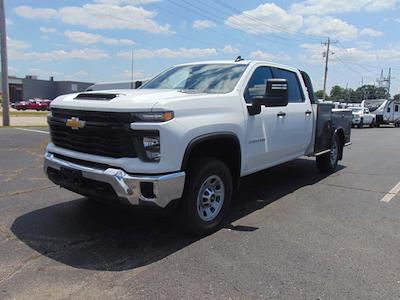 New 2025 Chevrolet Silverado 3500 Work Truck Crew Cab 4x4 8' 6" CM Truck Beds Flatbed Truck for sale #SF213526 - photo 1