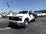New 2025 Chevrolet Silverado 3500 Work Truck Regular Cab 4x4 9' 4" Knapheide Steel Flatbed Truck for sale #SF220957 - photo 1