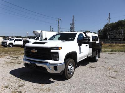 New 2025 Chevrolet Silverado 3500 Work Truck Regular Cab 4WD 9' 4" Knapheide Steel Flatbed Truck for sale #SF221000 - photo 1