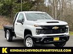 2024 Chevrolet Silverado 3500 Regular Cab 4x4, CM Truck Beds RD Model Flatbed Truck for sale #V11926 - photo 1