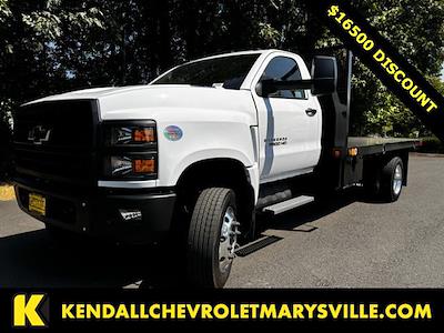 2024 Chevrolet Silverado 5500 Regular Cab DRW 4x4 Flatbed Truck for sale #V12186 - photo 1