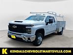 New 2025 Chevrolet Silverado 3500 Crew Cab 4x4 Harbor HT108-2341A 9' Service Truck for sale #V13021 - photo 1