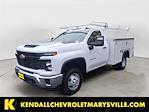 New 2025 Chevrolet Silverado 3500 Regular Cab 4x4 Monroe Truck Equipment 108" Steel ServicePro 9' Service Truck for sale #V13180 - photo 1
