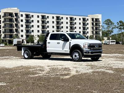 New 2024 Ford F-550 FL Crew Cab 11' 4" CM Truck Beds Steel Flatbed Truck for sale #3RED34661 - photo 1