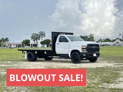 New 2023 Chevrolet Silverado 6500 Regular Cab Steel Flatbed Truck for sale #4PH677752 - photo 1
