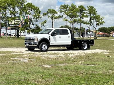 New 2024 Ford F-550 FL Crew Cab 4x4 Flatbed Truck for sale #8RED34654 - photo 1