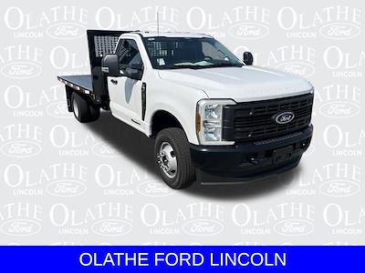 2024 Ford F-350 Regular Cab DRW 4x4, CM Truck Beds PL Model Flatbed Truck for sale #C41810 - photo 1