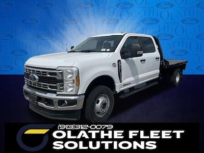 New 2025 Ford F-350 XL Crew Cab 4x4 9' 4" CM Truck Beds Steel Flatbed Truck with Gooseneck Hitch for sale #C51001 - photo 1