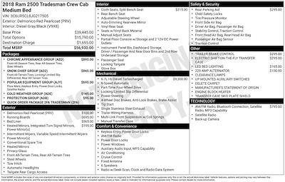 2018 Ram 2500 Crew Cab 4WD Pickup for sale #2404A - photo 1