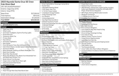 Used 2023 Hyundai Santa Cruz - photo 1