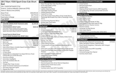 2017 Ram 1500 Crew Cab 4WD Pickup for sale #3585A - photo 1