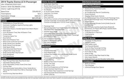 Used 2014 Toyota Sienna - photo 1